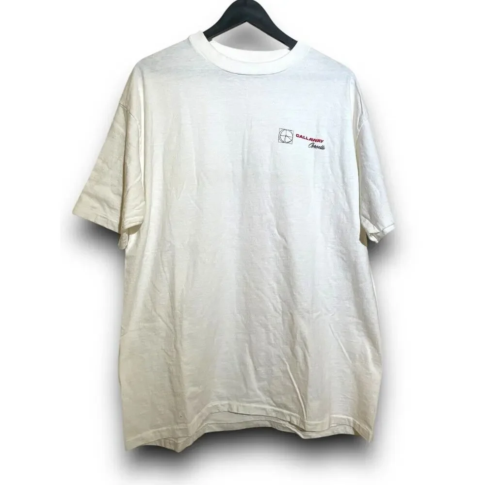 Vintage 90’s Callaway Corvette Racing Car T Shirt Adult XXL Mens‎ Pit 22” L 29”